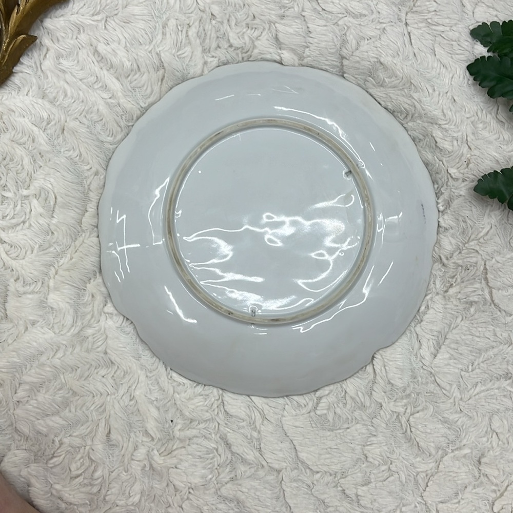 Ceramic Floral Plate - Picture 3 of 6